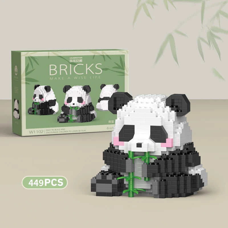 Cute Panda Building Blocks