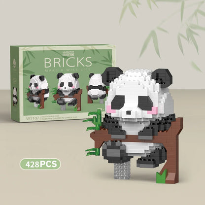 Cute Panda Building Blocks