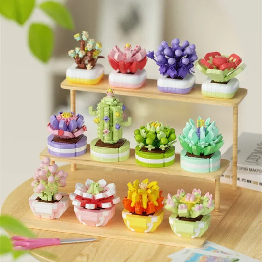 Bouquet Flower/ Succulent Building Blocks