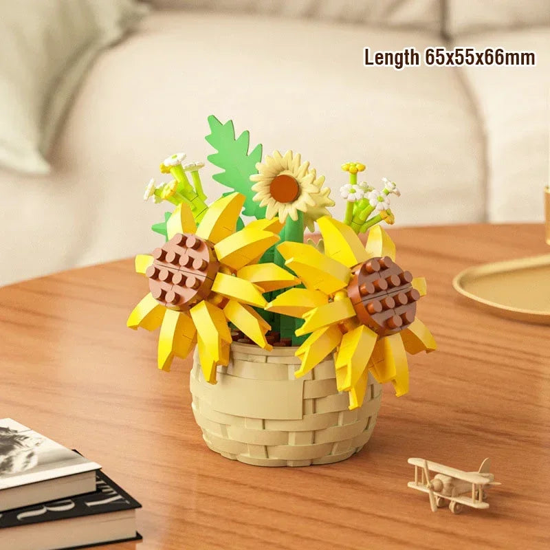 Flower Building Block Flowers Bouquet