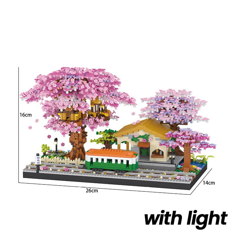 Mini Sakura Tree Building Blocks