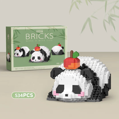 Cute Panda Building Blocks