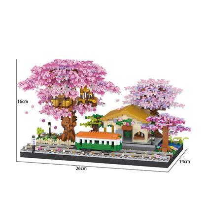 Mini Sakura Tree Building Blocks