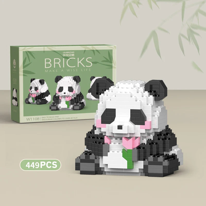 Cute Panda Building Blocks