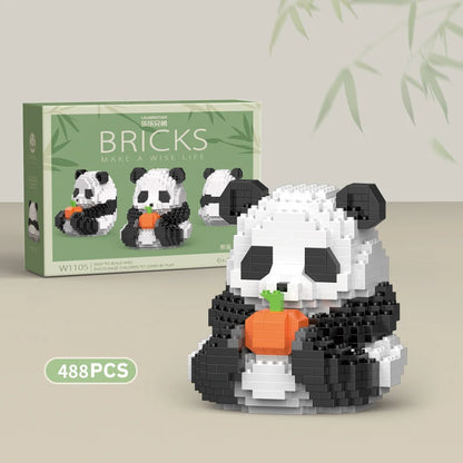 Cute Panda Building Blocks