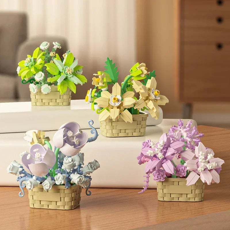 Flower Building Block Flowers Bouquet