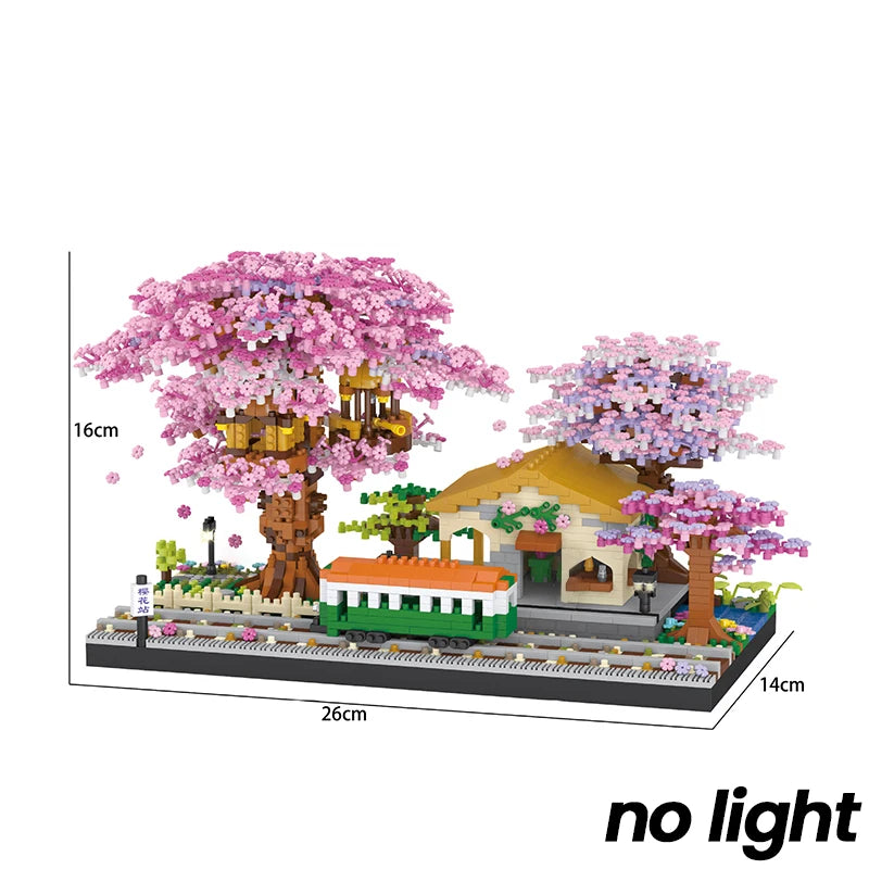 Mini Sakura Tree Building Blocks